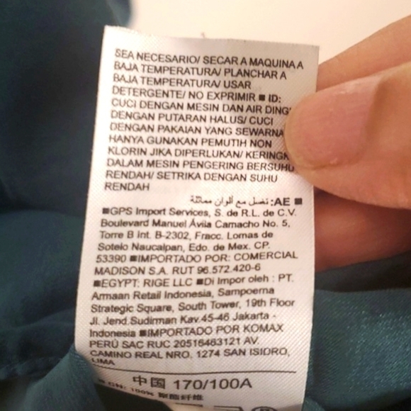 Old Navy Hunter green pull over blouse Size Large Tall - Picture 5 of 12